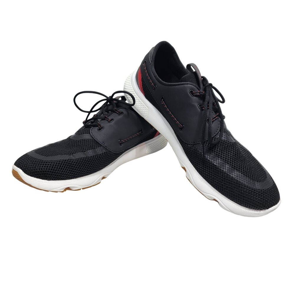 Men's Sperry 7 Sea 3-Eye Black Sneaker Size 13